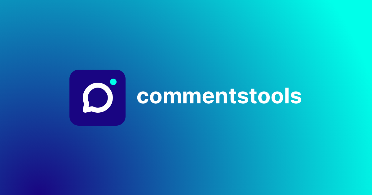 commentstools - AI YouTube Comment Analysis & Sentiment Tool